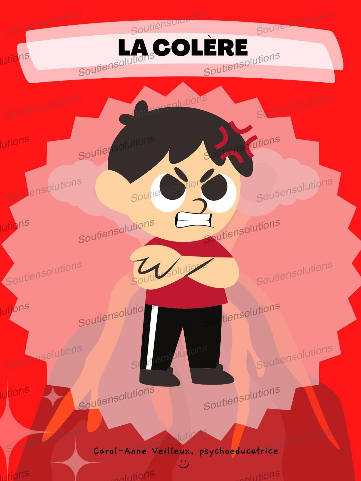 16 Cartes de stratégies de gestion des émotions