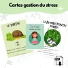 Cartes de gestion du stress - Panda et Tortue
