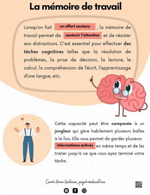 La mémoire de travail – Image 2