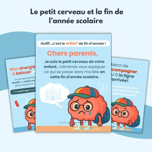 le petit cerveau et la fin de l'année scolaire - heros - Soutiensolutions