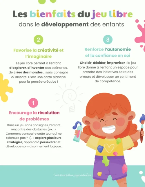 Les bienfaits du jeu libre
