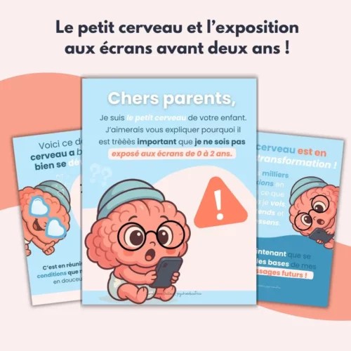 Petit cerveau - Exposition aux écrans avant 2 ans