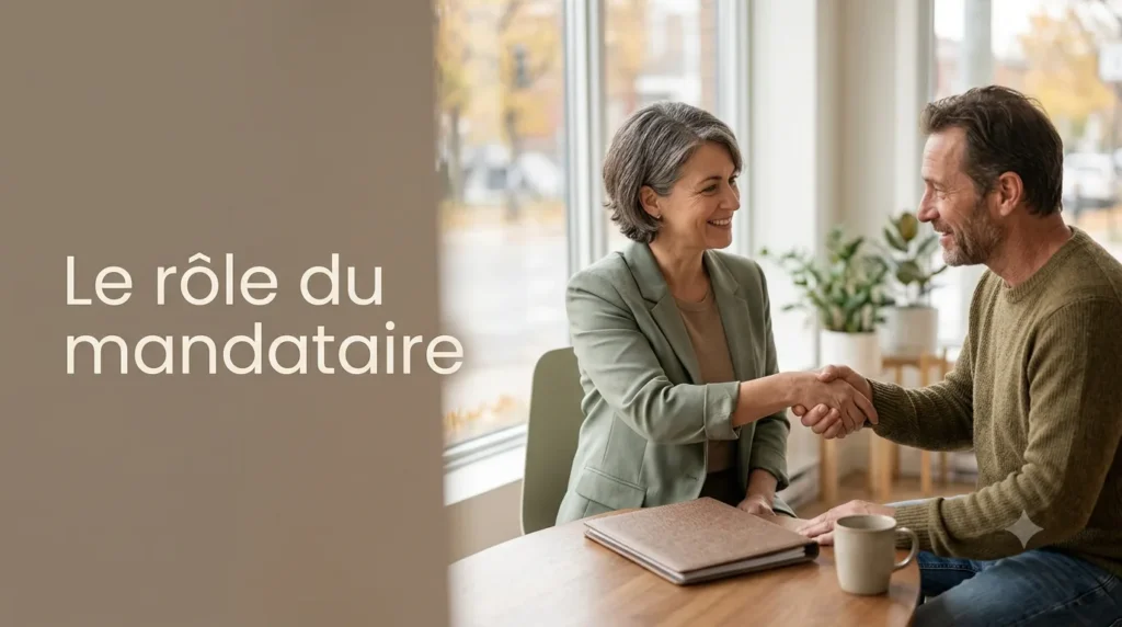 Une personne échange avec confiance avec un professionnel au sujet de son dossier d'indemnisation
